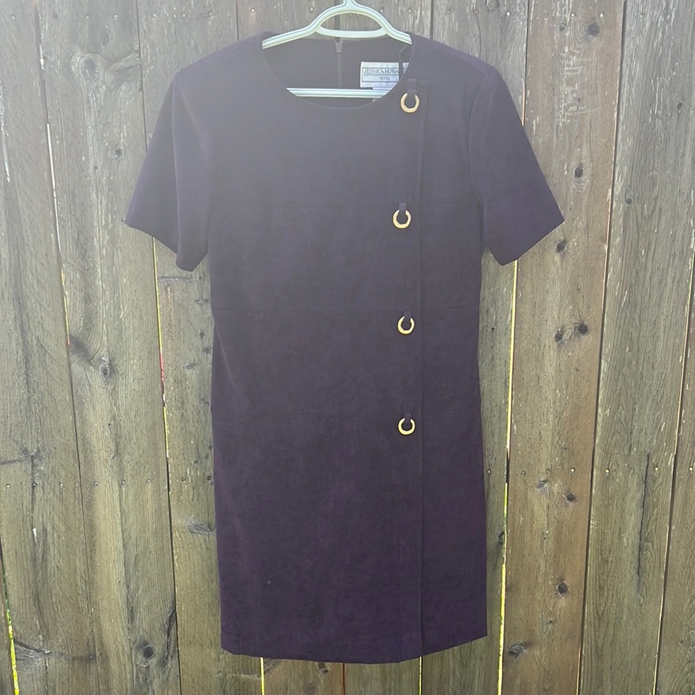 Jessica Howard Sz. 12 P Purple Embellished Lined Dress
